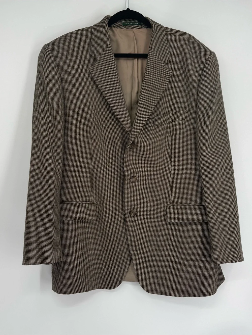 Lauren Ralph Lauren Sport Coat Men's 44 R Lambs Wool Jacket Blazer 3 Button